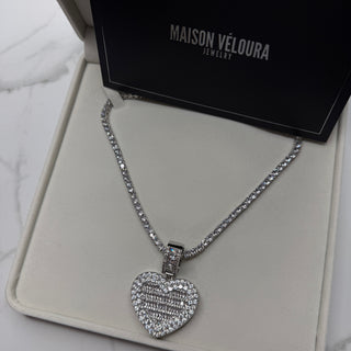 Crystal Memory Locket Necklace