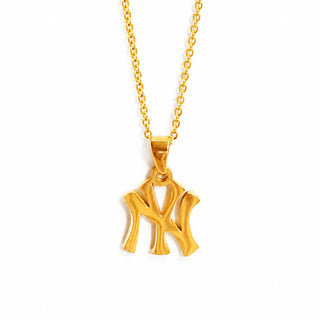 Gold NY Necklace
