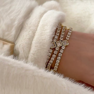 MV Trèfle Tennis Bracelet