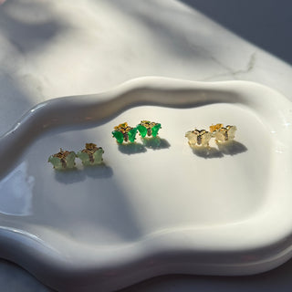 Papillon de Jade Earrings
