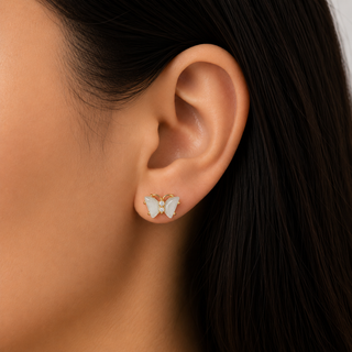 Papillon de Jade Earrings
