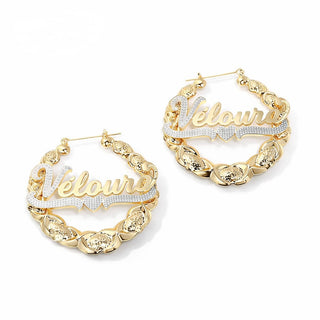 Two-Tone Signature Hoops