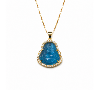Gold Azuré Buddha Necklace