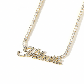 Dynastie Script Necklace