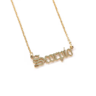 Écriture Zodiac Necklace